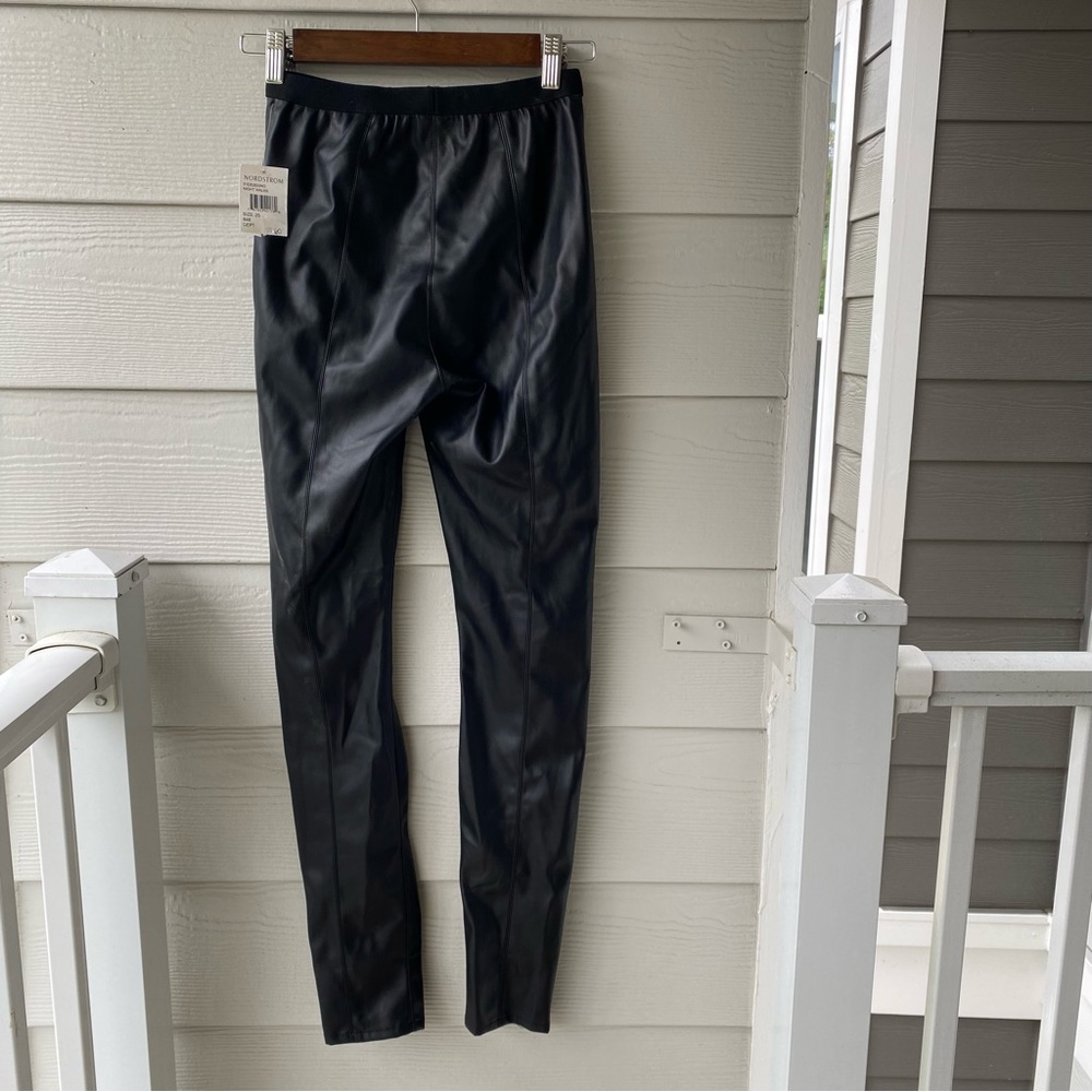 BLANK NYC Night Walks Black Vegan Leather Pull-On Leggings - Picture 10 of 10